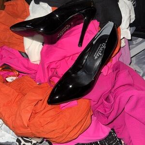 Charles By Charles David Black Heels Patent Stiletto